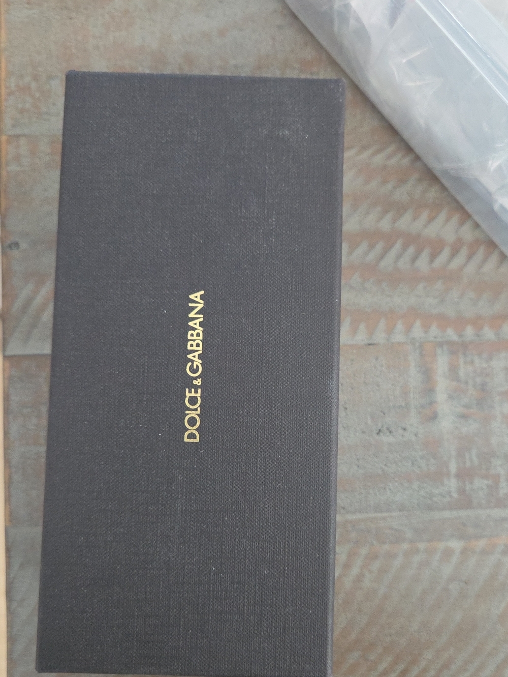 Dolce & Gabbana Black Sunglasses Box with Gold Logo